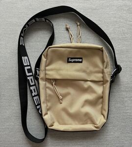 ☆シュプリーム shoulder bag tan ショルダーバック☆Supreme USED