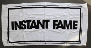 定価4000 新品 本物 INSTANT FAME バスタオル IFBT-19-001-WHITE インスタントフェイム 5051