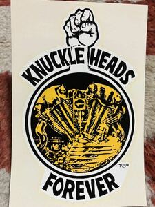 1960’s ED.ROTH KNUCKLE HEADS FOREVER Water decare ナックルヘッズフォーエバー　水貼り　デカール　ステッカー　チョッパー