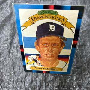 Donruss 1987 Diamond Kings Alan Trammell Detroit Tigers No.4 アラントラメル　デトロイトタイガース