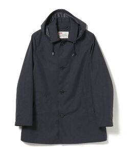 Traditional Weatherwear ステンカラー コート ビジカジ ビジネス サイズ S ネイビー 紺 色 青 ブルー DERBY HOOD パーカ フード 無地