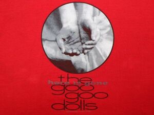 2002年 USA製生地 THE GOO GOO DOLLS グーグードールズ ビンテージ バンドT フォト Tシャツ L//Matchbox Twenty Counting Crows Train Fuel