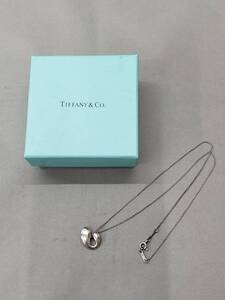 166-KA1605-60s TIFFANY＆Co. ティファニーアンドコー ダブルティアドロップ ネックレス SV925 箱付き