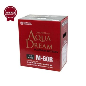 M-60R [M-42R M-44R 38B20R 40B20R 44B20R] AQUA DREAM 国産車バッテリー アイドリングストップ車対応 シールド型メンテナンスフリー