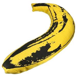 アベイシングエイプ アンディウォーホル クッション banana cushion サイズ:L バナナラージクッション 中古 BS99