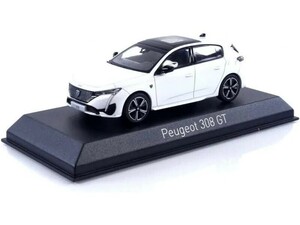 ◎【ノレブ】 1/43 プジョー 308 GT 2021 パールホワイト [473934]★未開封新品！