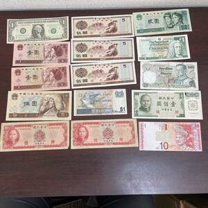 【TK1025】海外紙幣 まとめ 外貨 海外 貨幣 通貨 紙幣 コレクション