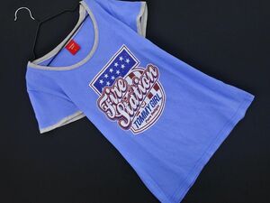 tommy girl トミーガール プリント Tシャツ sizeS/青 ■◆ ☆ eha5 レディース