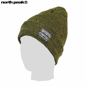 ■[FREEサイズ]NORTH PEAK BEANIE NP-9422 カラー:MT ビーニー ニット帽 キャップ スノーボード スノボ スキー