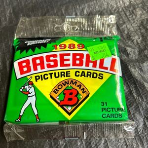 MLB Bowman 1989 未開封パック