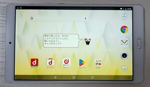 　★【47300WM】 完動品 docomo d-01J HUAWEI dtab Compact ゴールド 16GB Wi-Fi+Cellular 1円！1スタ！