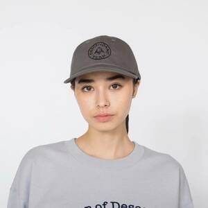 希少★新品本物【灰】★TEAM 6PANEL ツイル チーム シータス 刺繍ロゴ パネル 正規店購入 ディセンダント 限定品 入手困難 Descendant 23SS