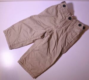 GAP beby ギャップ パンツ ボトムス 80サイズ ベージュ 裏起毛 秋冬 ondrmi a201h②0612