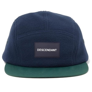 極美 20AW DESCENDANT BOX 5PANEL CAP ボックス 5パネル フリース キャップ Navy ネイビー 帽子 202HCDS-HT02S ディセンダント