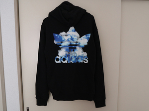 adidas アディダス　パーカー　Graphics Cloudy Trefoil Hoodie トレフォイル　ロゴ　曇り　刺繍/510061782