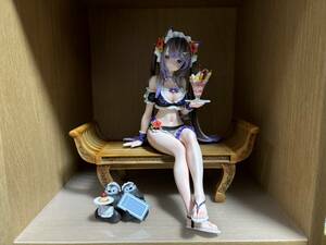 エルドラモデル ガレージキットフィギュア WF2020　真夏のメイドさん【メイ】みやべさくらオリジナル　組立塗装完成品