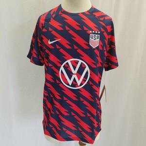 【意大利屋】ナイキ NIKE サッカー アメリカ女子代表 USWNT 23/24 プレマッチ トレーニングウェア 男女兼用サイズ 日本未発売 なでしこ