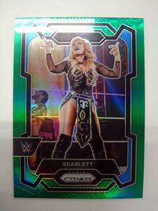 PANINI 2024 WWE PRIZM BASE No.123 SCARLETT GREEN PRIZM PARALLEL 特価 スカーレット