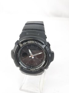 稼動品 CASIO カシオ G-SHOCK ジーショック AWG-M100B-1A 腕時計 タフソーラー ブラック アナデジ ステンレススチール