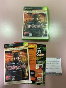 送料無料　Xbox★リターントゥキャッスル ウルフェンシュタイン タイド・オブ・ウォー★used☆Wolfenstein☆import Japan JP