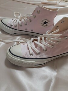 ★used　コンバース　CONVERSE　ハイカット　スニーカー　SAKURA　サクラ　優しいピンク