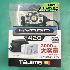 【新品未使用品】Tajima タジマ ハイブリット式ハイパワー LEDヘッドライト LE-E421D-SP 5848