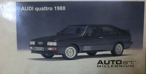 AUTO art 70301 1/18 AUDI QUATTRO UR 88 LWBSTREET CAR(SATIN BLACK METALLIC)(CLOESED BOX)