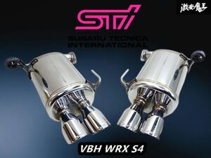 ★美品★ STI VBH WRX S4 FA24 R3/12～ パフォーマンス マフラー デュアル 左右出し リアピース リヤピース 左右セット JARI 20220002S