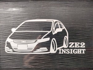 インサイト 車体ステッカー ZE2 ホンダ 車高短仕様 フォグランプ