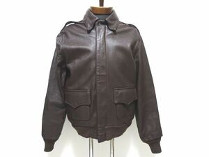 WILLIS&GEIGER INC. 80s-90s vintage original A-2 FLIGHT JACKET 40 size / ウィリス&ガイガー フライトジャケット 米軍 革ジャン メンズ