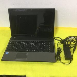 Z-793 ノートPC Acer Aspire 5741-H32C/SF Core i3 M330 2.13GHz/メモリ4GB/HDD120GB ★動作確認済み、初期化済み、現状品