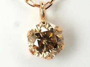【4024E】K18ゴールド 天然ダイヤモンド 0.20ct/0.8g ネックレス