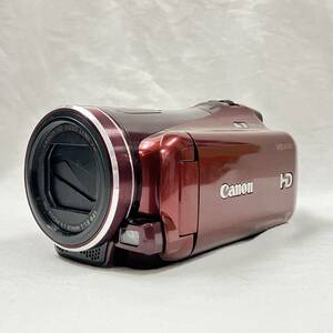 (志木)【動作品】Canon/キャノン ビデオカメラ iVIS HF M41 レッド CANON HD VIDEO LENS 10x ZOOM 6.1-61mm 1:1.8 