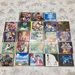 A153 同人音楽CD 23枚まとめ 東方project 幽閉サテライト 志方あきこ PCゲーム 清風明月 上海アリス幻樂団 など 帯付き 帯なし含む 