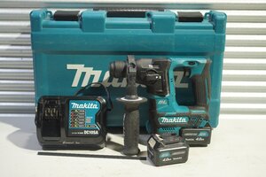 1円スタート!【中古】makita マキタ 10.8V 16mm充電式ハンマドリル HR166DSMX 4.0Ahバッテリー×2・充電器 ケース