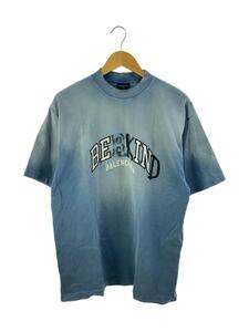 BALENCIAGA◆23ss/BE KIND TEE/Tシャツ/XS/コットン/インディゴ//