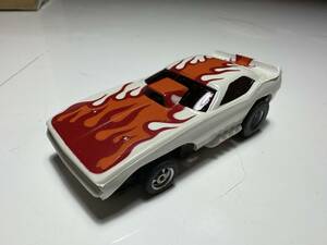 Aurora screechers Slotless Car Super Cuda Barracuda☆スロットレスカー☆ノーマルコースでも走行できます☆AFX/TYCO/HOスロットカー