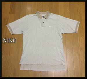 ■NIKE ナイキ■GOLF ゴルフ ポロシャツ ベージュ SP☆TK-938