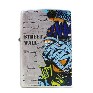 ジッポー オイルライター カラフルでファンキーなデザイン STREET WALL SW-KA/送料無料