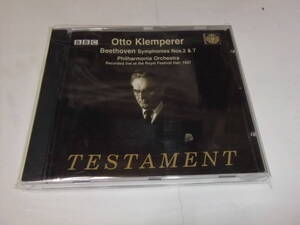 クレンペラー　ベートーヴェン　交響曲第2&7番　1957年ライヴ