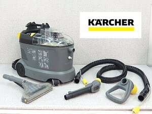 ■βf【現状品】KARCHER/ケルヒャー【Puzzi 8/1C】 業務用カーペットリンスクリーナー 通電確認済 ジャンク品 部品取り【0419-04】