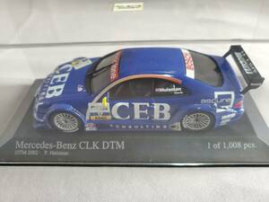 【1/43】　ミニチャンプス　Mercedes－Benz　CLK　DTM　2002　P.Huisman　メルセデスベンツ　（外箱違い有）