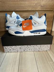 27cm Nike Air Jordan 4 Retro Industrial Blue US10 ナイキ エアジョーダン4 レトロ インダストリアルブルー 