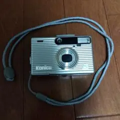 Konica コンパクトフィルムカメラ シルバー