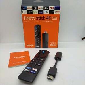 Fire TV Stick 4K Max Alexa対応音声認識リモコン付属 ストリーミングメディアプレーヤー Wi-Fi6対応 4K HDR