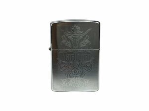 zippo (ジッポー) Marlboro マルボロ ロングホーン1994年製 限定品 オイルライター シルバー 雑貨/036