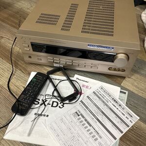 動作品 Pioneer パイオニア AVサラウンドアンプ VSX-D3 リモコン付き