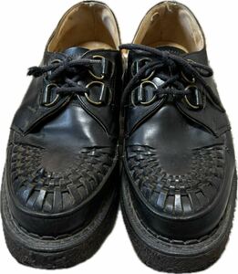 george cox england black rubber sole ジョージコックス ラバーソール ブラック 黒 イングランド