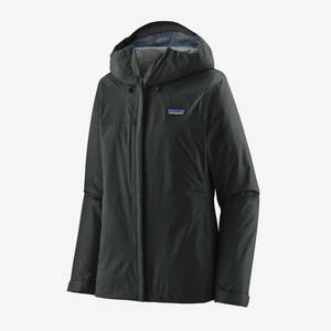 FA24☆Sサイズ★パタゴニア★ウィメンズ・トレントシェル3L・レイン・ジャケット★S-BLK★Patagonia Torrentshell3L★新品 女性タグ付85246