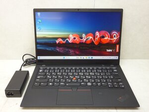 ☆1円☆第8世代☆Core i5 1.60GHz/8GB/SSD256GB/Lenovo Thinkpad X1CARBON 20KG-S4AV00/高解像度/無線/WWAN/カメラ/Office/Win11DtoD領域☆